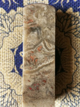 Balin stone agate frozen seal seal carving ink painting Changhe Bloodstone Shoushan Laotian Huangshi (already attached)