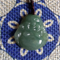 Myanmars old pit A goods emerald boutique Mel laughed Buddhas jade pendant pendant pendant ice glutinous seed full of water