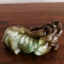 Boutique ultra-oil-moisturizing natural unique mountain jade Merchants Handlebar Pieces Tea Pendulum pieces of color enrich full and sculpted craftsmanship