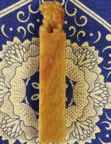 Shoushan Stone Old Ridge Tuned through Cairou Seal Plate Chestnut Yellow Pit Head Fields Flower Pit Grand Mountain Changhua Chicken Blood Lao Tian Huang