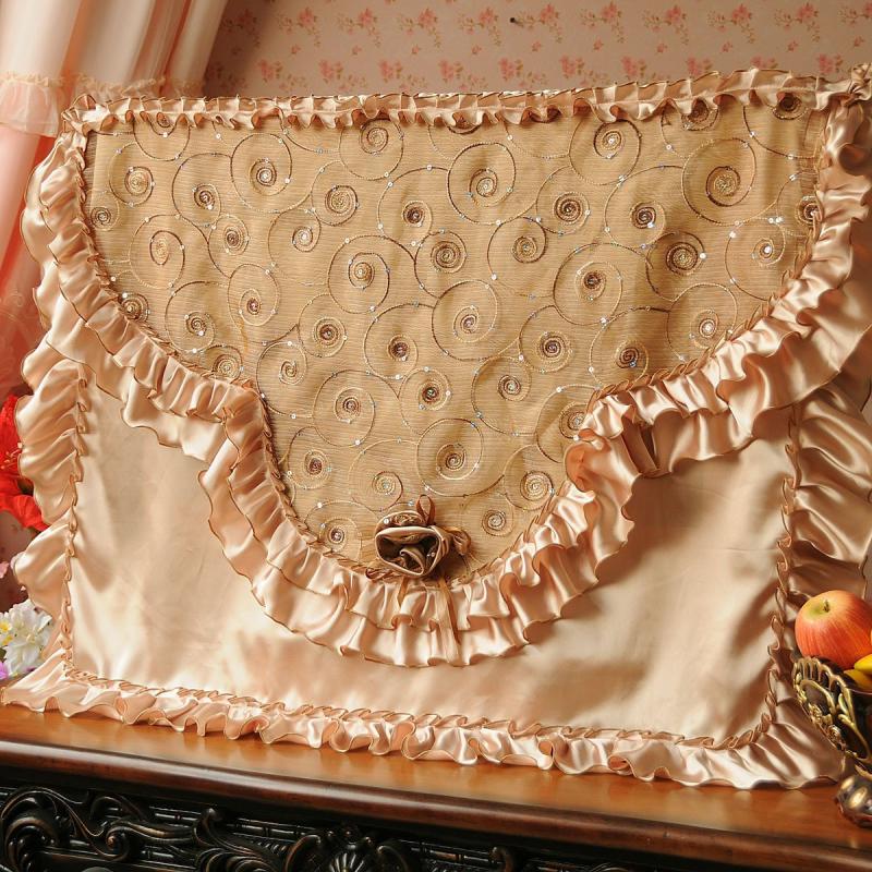 Upscale European-style extravaganza 55 inch TV sets Haixin dust cover cloth curved hanging 58 LCD TV cover 60