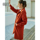 Oece spring new Chic retro French style lapel waist jacket ກາງເວັນ windbreaker