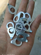 Bicycle front fork flower drum anti-falling claw stop anti-drop gasket front fork hook gasket 10MM inner diameter