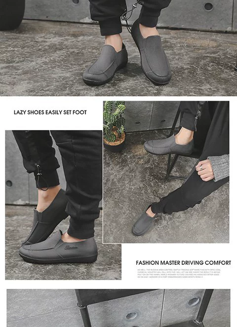 Giày đi mưa nam mùa hè thấp, giày không thấm nước làm việc giày cao su chống trượt - Rainshoes