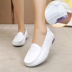 Nó Bai vải mùa hè 2020 da mới trắng y tá giày phụ nữ mềm mại đệm đáy chống trượt giày việc dốc với bệnh viện 