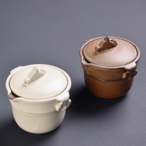 Coarse Pottery Express Guest Cup Portable travel Ceramic Gongfu tea with suit tea cup jug