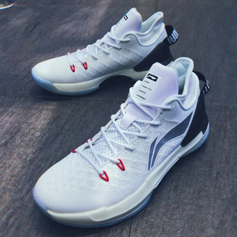 Li Ning Yushuai 13th generation men's actual combat high and low basketball shoes three shock absorption non-slip wear-resistant sports shoes ABAP095