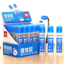 Del 7302 liquid glue 50ml office transparent glue student art strong glue sealing glue