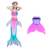 Купальник, наряд маленькой принцессы для принцессы, комплект, крой «рыбий хвост»