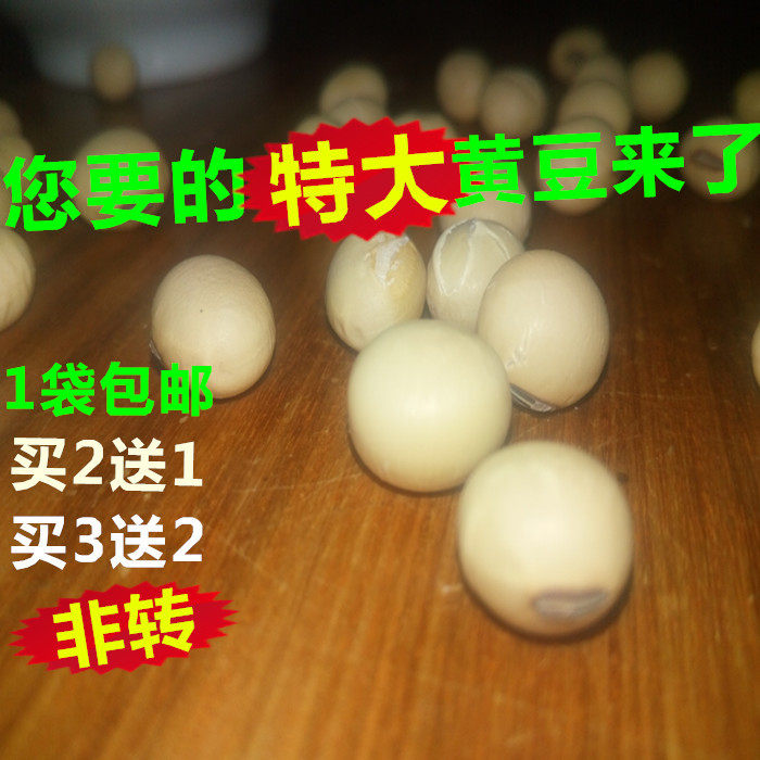 Buy 2 get 1 free big soybean extra large farm soybean raw bean sprouts natural soybean soy milk raw material 410g
