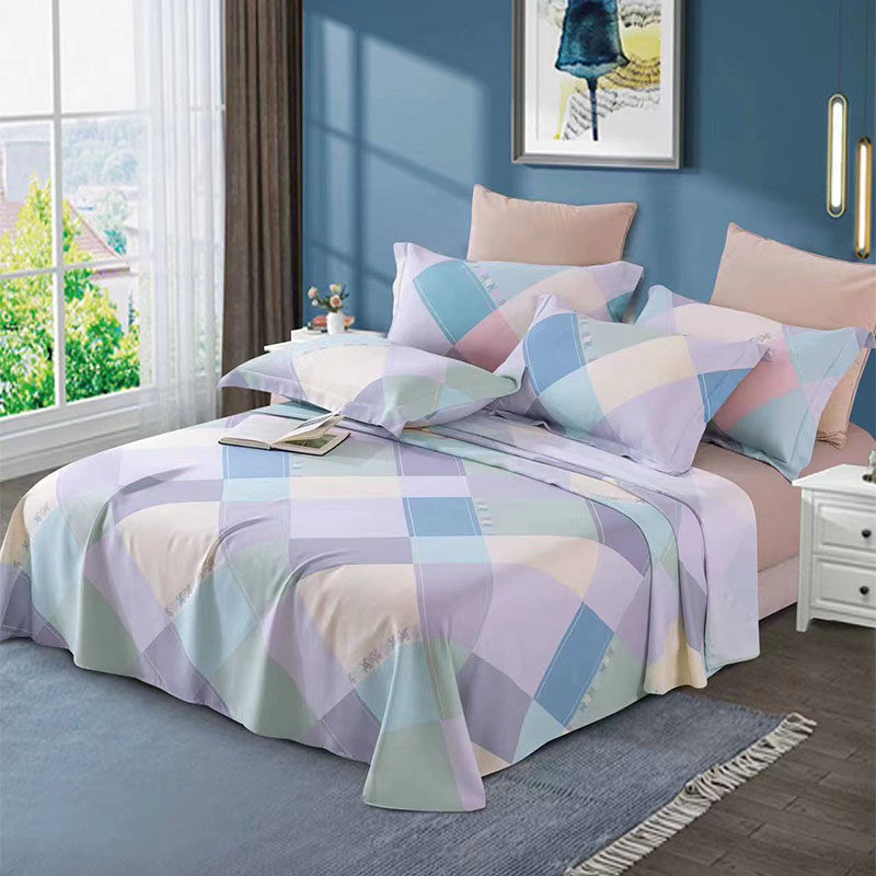 Set to make bamboo fiber mat bed linen Summer cold sensation fabric Soft mat coarse cloth breathable cool and cool and machine washable double bed-Taobao