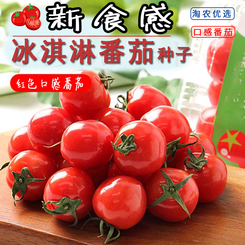 Ice Cream Tomato Seed Seed Cherry Tomato Saint Lady Red Balcony Potted Four Seasons Vegetable Tomato Millennium