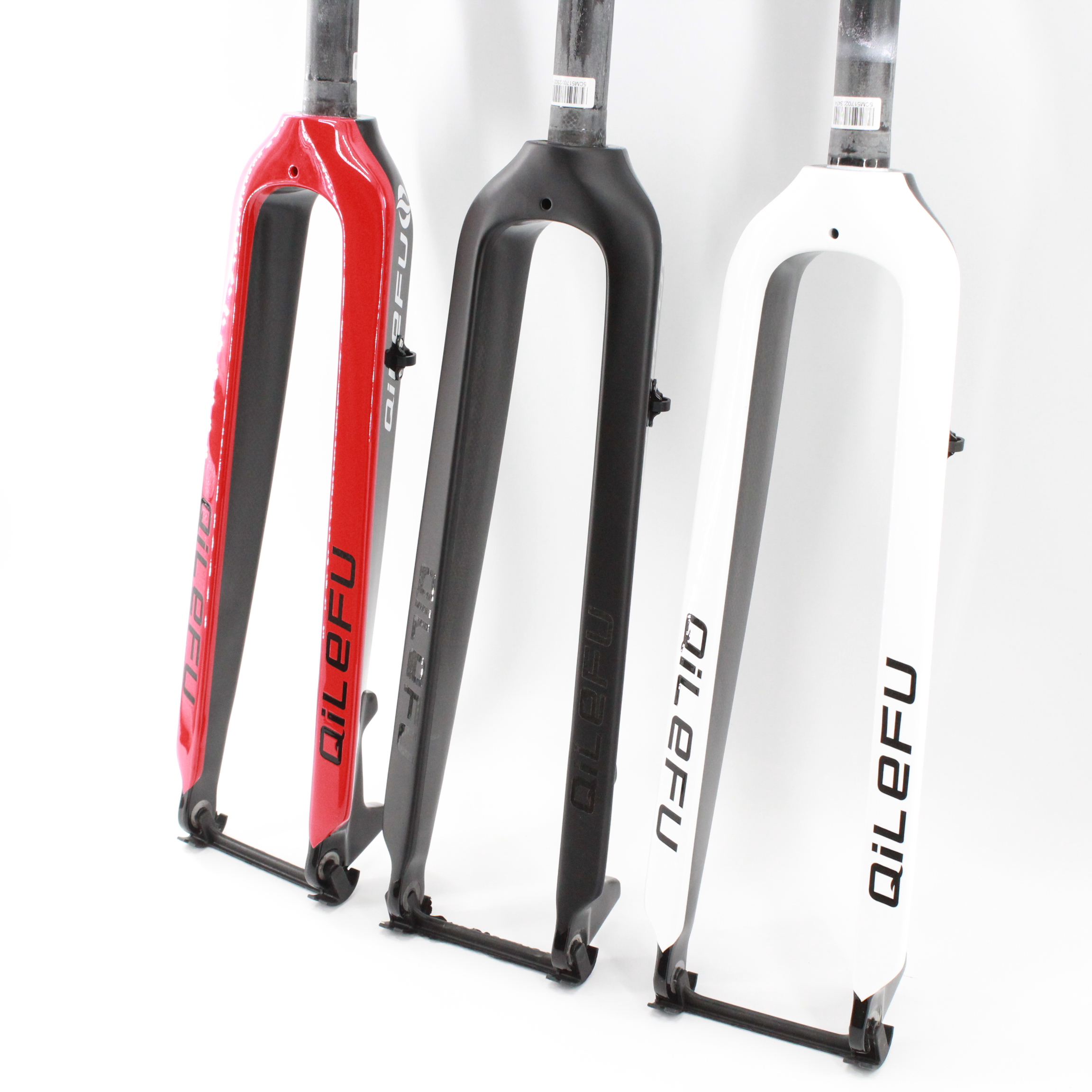 QILEFU Mountain Bike Full Carbon Fibre Bicycle Front Forks
