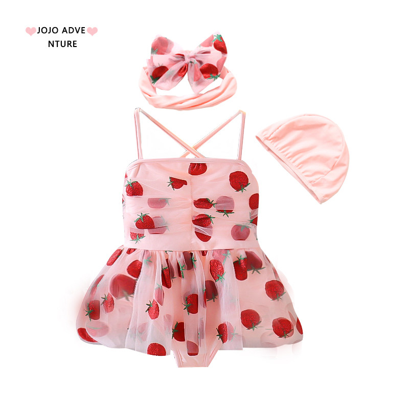 New Children Swimsuit Girl Girl Spa Swimsuit Girl Little Princess Korea Cute Summer Baby Baby Bathing Suit
