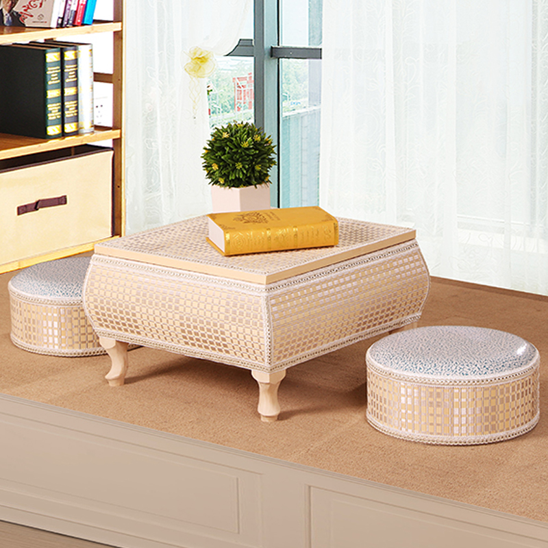 Bamboo tatami tea table low table European windowsill table low table kang table simple balcony table