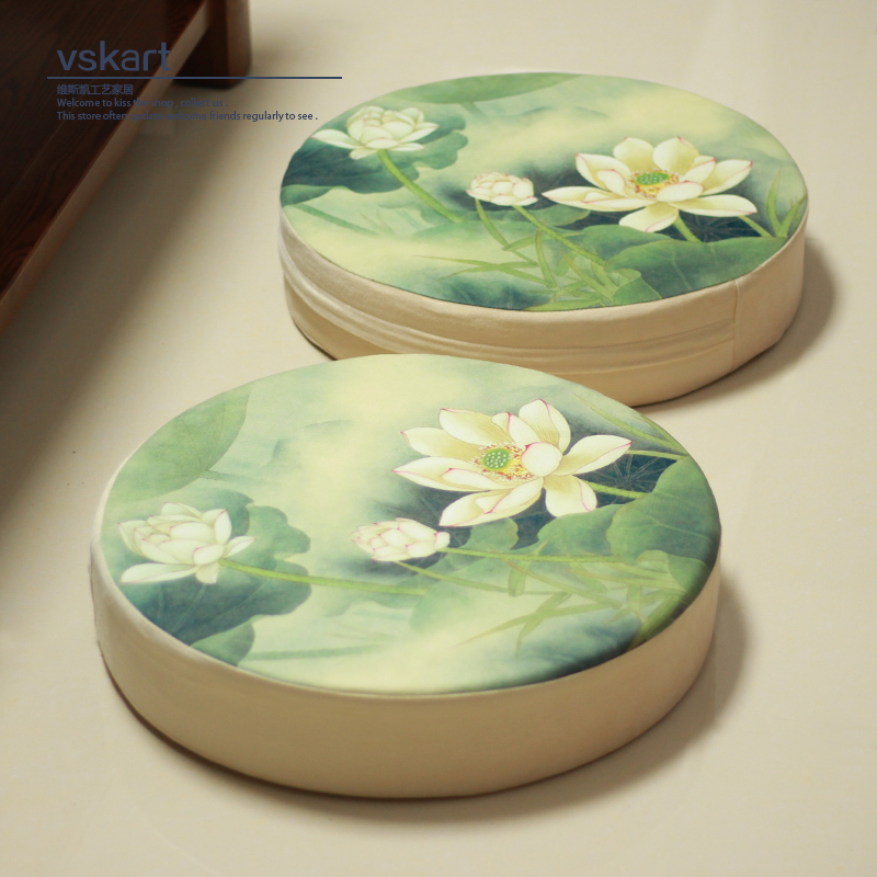 Chinese futon meditation mat thick meditation mat worshiping Buddha mat floating window round removable tatami cushion floor