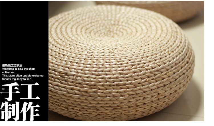 Tầng kiểu Nhật futon đệm thảm dày rơm tatami mây tròn thiền yoga thiền trà ngồi trên bến tàu - Ghế đệm / đệm Sofa ghế nệm ngồi bệt
