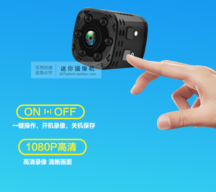 Điện thoại di động từ xa không dây wifi micro camera hồng ngoại giám sát tầm nhìn camera mạng thông minh HD nhà - Máy quay video kỹ thuật số máy ảnh quay phim 4k giá rẻ