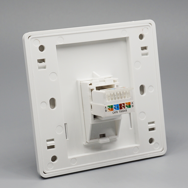 Type 86 Single-port 6 Type of Internet Panel CAT6 Computer Panel RJ45 Network Route Computer Socket Free-type Internet