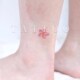 Flower Arm Girl TATTOO 61 New Cute Little Flower Sexy Ankle Tattoo Stickers 3 pcs per sheet