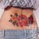 Flower Arm Girl TATTOO Z38 Retro Peony Flower Leaves Waist Tattoo Sticker Flower Chest Waterproof Tattoo