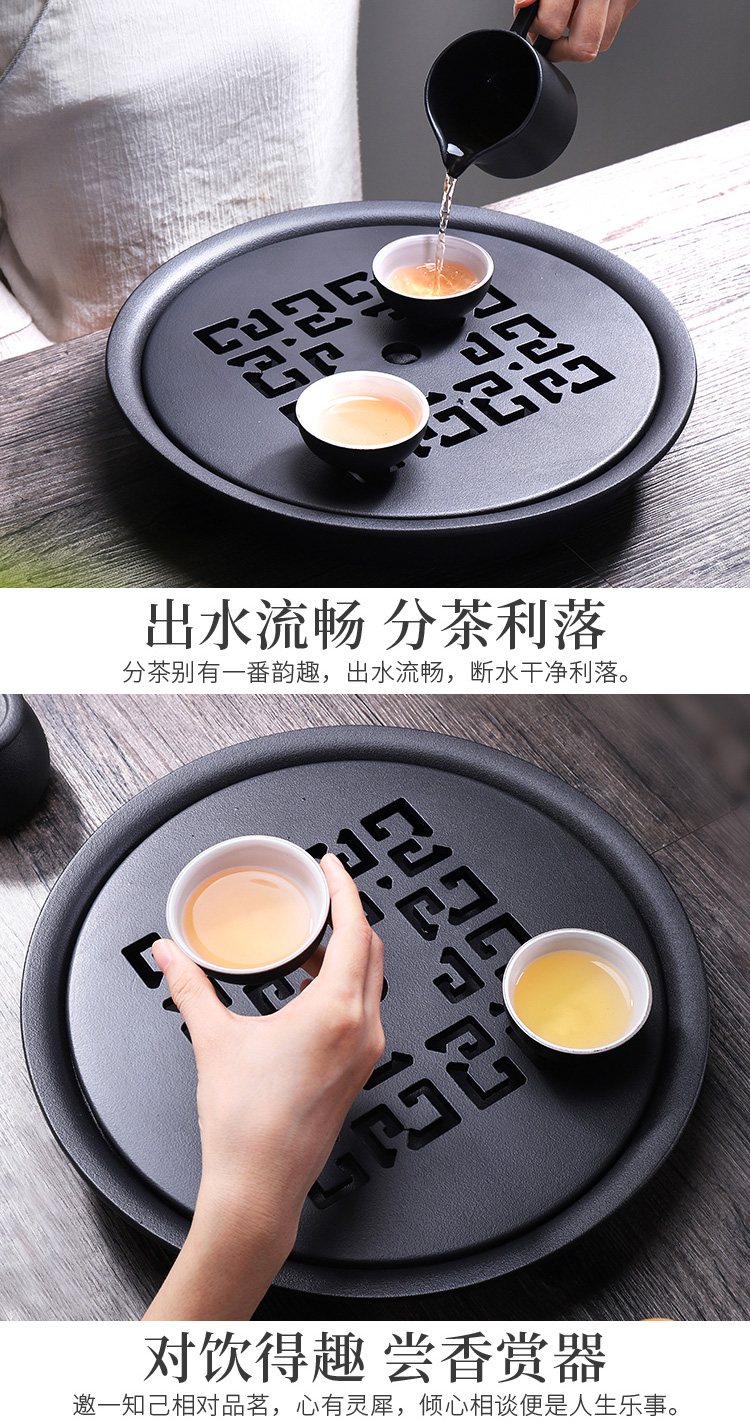 Tang Feng dry tea with a suit of household contracted sitting room balcony ceramic tea set tea cups of a complete set of kung fu tea set