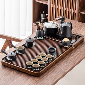 Tea Set 2026 New Model Fully Automatic Tea Tray Home Tea Table Kettle Integrated Complete Tea Ceremony Set
