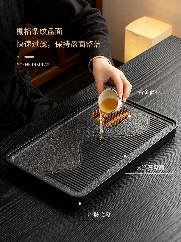 Tangfeng 2026 New Blue and White Ru Kiln Kung Fu Tea Set for Home Use, Light Luxury High-End Set with Teapot and Teacups