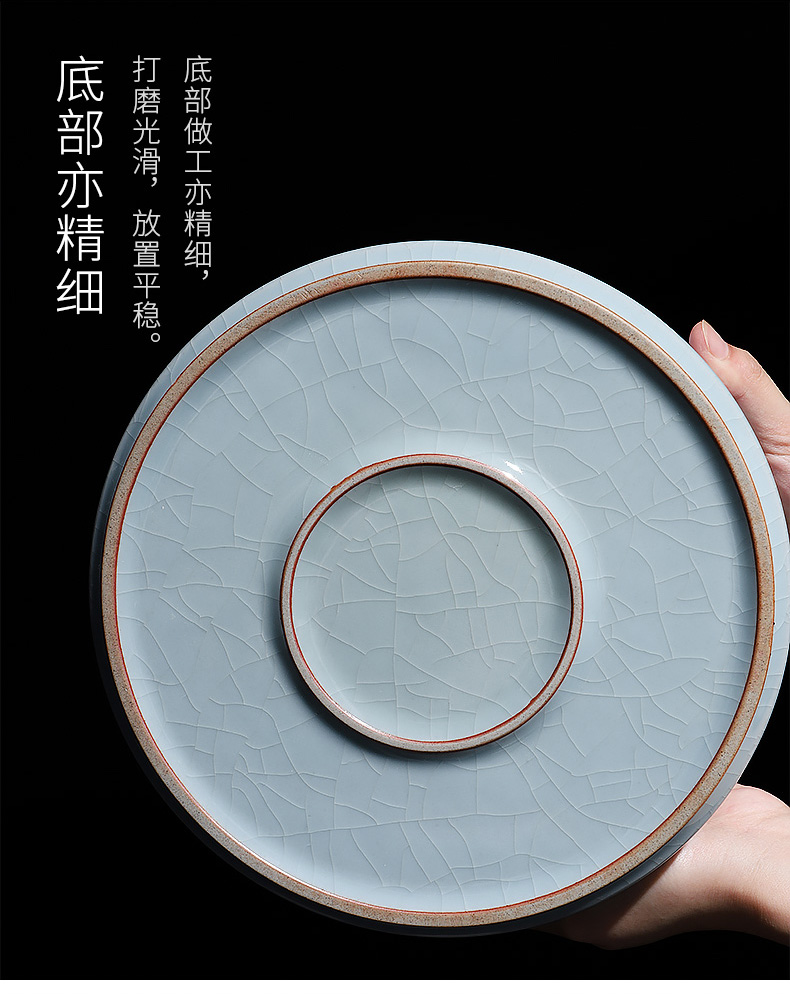 Tang Feng elder brother up with cover of tea to wash to heavy household washing a large water jar with a cover on kung fu tea set zero with ceramic cup