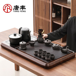 Tea Set and Tea Table Complete Set 2025 New Model Tea Tray Fully Automatic Integrated Tea Ceremony Kettle High-End D