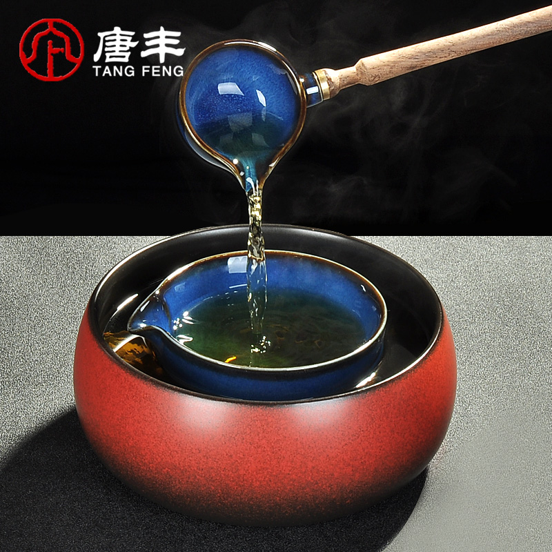 Tang Feng ceramic boiling tea ware bowl old white tea, black tea tea pu 'er points, cordless kung fu tea set