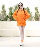 Оранжевые флисовые очки, носки