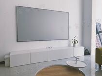 IKEA Bedala Wicken TV cabinet locker Living room storage (300x40x38 cm) White