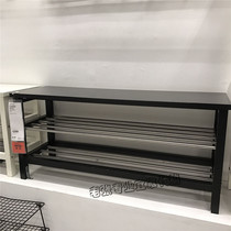 (Nanjing IKEA) Tusig bench can put shoes shoe rack shoe change stool 108*50 domestic