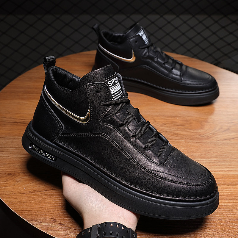 Large size men's shoes 45 winter 2022 new 46 casual sports shoes 47 plus velvet wild high-top shoes men 48