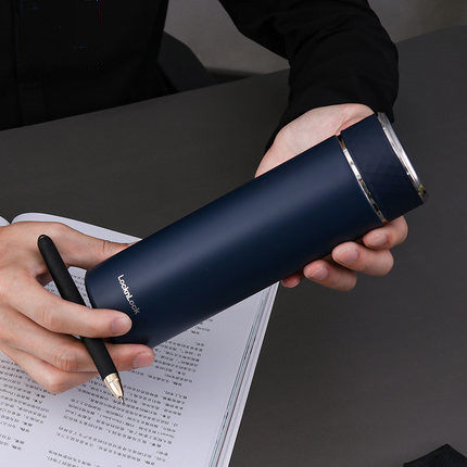 Music Buckle Music Buckle Insulation Cup Men Stainless Steel Cups Portable Large Capacity Insulated Tea Cup On-board Tea Tea Customized Water Cup