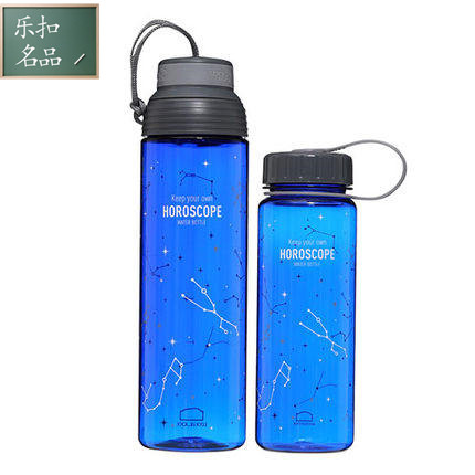 Le buckle plastic water cup large capacity sports portable filter Constellation cup creative simple casual cup tea cup