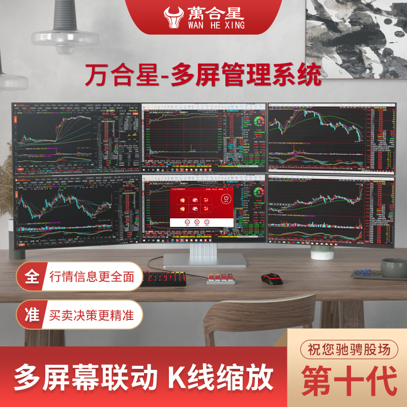 Wanhexing multi-screen management software Multi-screen control system Computer split-screen software Multi-screen linkage software