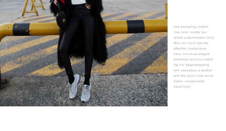 2018 thu đông mới Hàn Quốc lông giả dài áo khoác dày màu đen trên đầu gối giả áo len đi biển nữ cá tính áo khoác lông zara