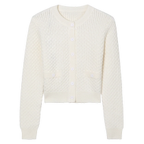 (Same style in the mall) Evely 2022 winter new diamond pattern wave design sweater YDA135171