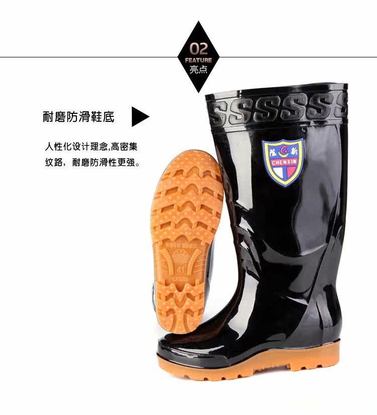 Chaussures - bottes caoutchouc homme pour hiver - semelle tendon - Ref 971286 Image 10