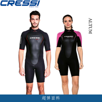 Italian CRESSI ALTUM Wetsuit Surf Wetsuit Mens Professional Deep Diving Womens Warm Diving Suit