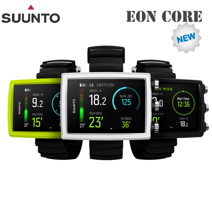 SUUNTO EON CORE LARGE DIAL DIVE COMPUTER WATCH FREEDIVING SCUBA DIVING AIR NITROX