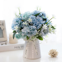 Vegeya Small Fresh Cold Silent Color Ensemble Sea Blue Fields Garden Emulation Florist Dining Room Table Home Decoration Pendulum