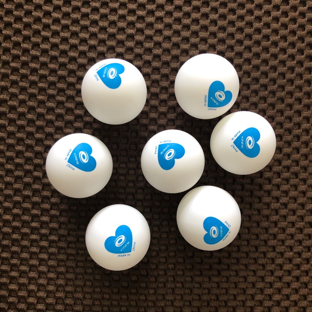 Galaxy table tennis sewn ball training ball Blue heart 40 new material plastic ball 100 training balls