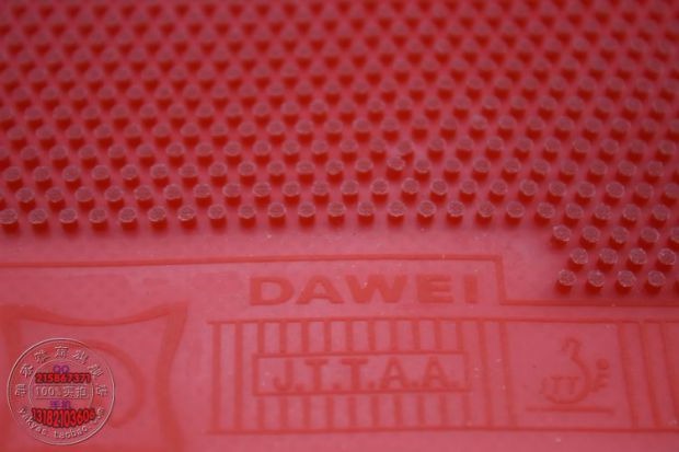 Chính hãng Dawei 388D-1 hạt cao su đội tỉnh hạt mềm bền dài nhựa kỳ lạ bóng bàn đơn cao su dài bàn đánh bóng bàn