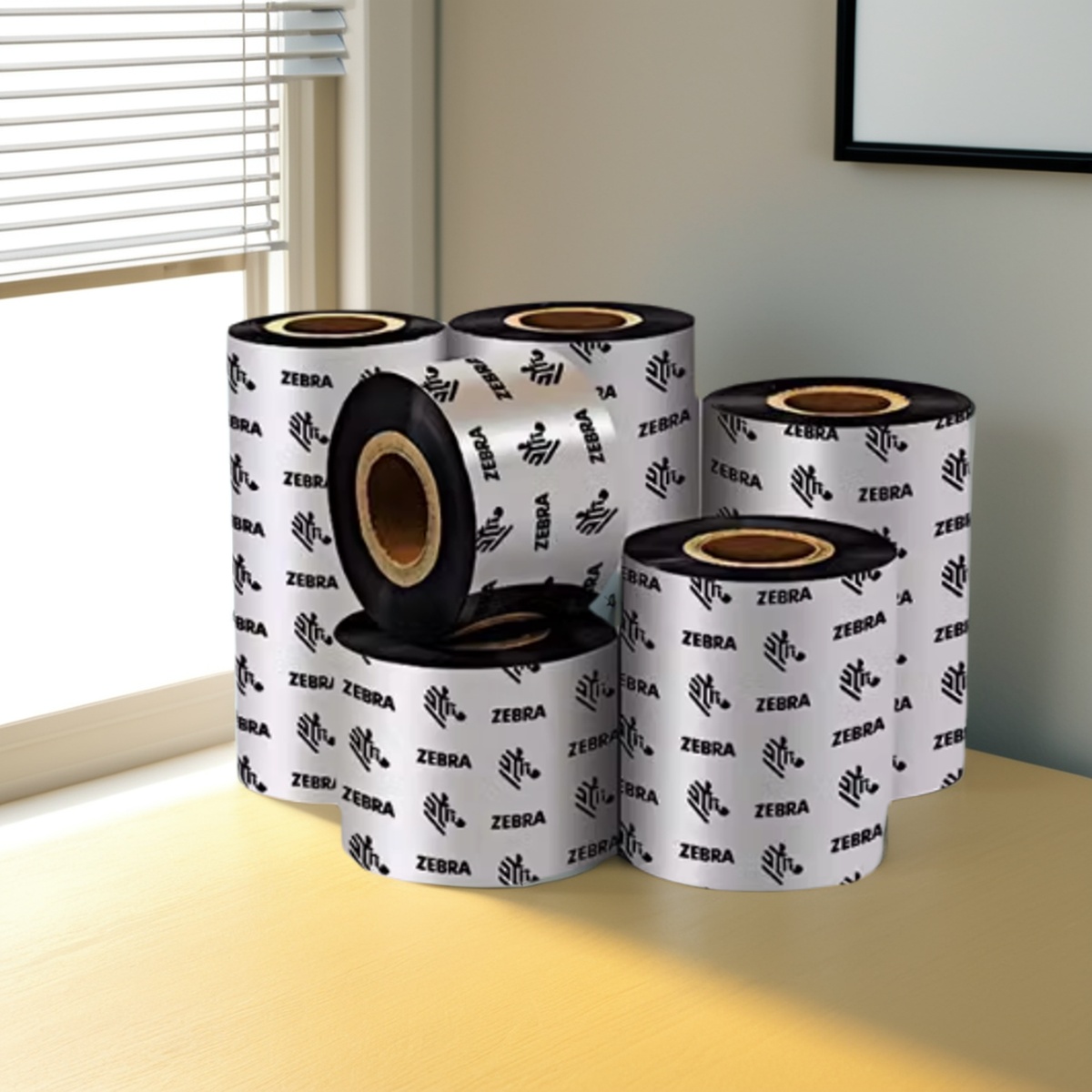 ZEBRA斑马原装哑银PET树脂碳带：打印精准的幕后英雄