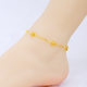Vietnamese Pure Sand Gold Jewelry That Does Not Fade, Plated with 24K Gold, Palace Bell, Ancient Style Gold Bell, Fashionable and Feminine Anklet