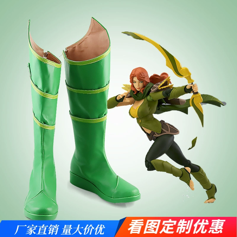 DOTA2 T16 Windrunner cosplay giày cos giày tùy chỉnh để lên đồ - Cosplay