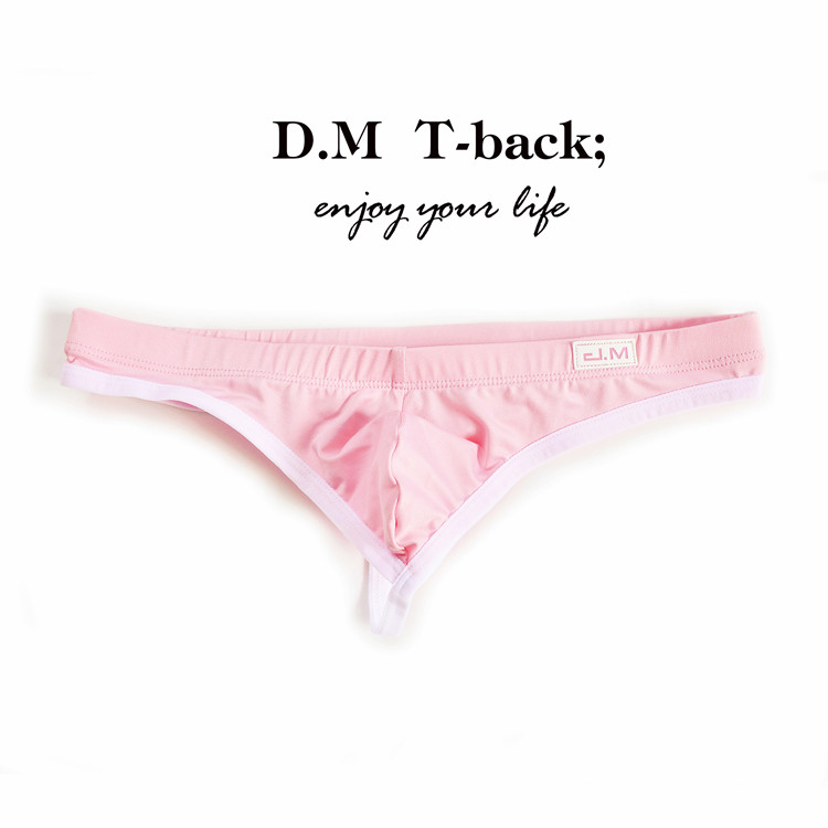 DM nam thong thể thao sexy quần duy nhất siêu mỏng eo thấp sexy T-BACK của nam giới đồ lót thoáng khí T từ